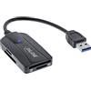 InLine 66772A Card Reader USB 3.1 USB-A, compatibile con SD/SDHC/SDXC, microSD, UHS-II