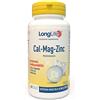 LongLife® Cal-Mag-Zinc | Integratore di calcio, magnesio e zinco, con vitamina D | Alta biodisponibilità | Salute delle ossa e del sistema nervoso | Vegetariano e senza glutine