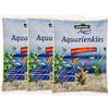 Dehner Aqua - Giaia per Acquario, Grana 1-2 mm, 3 x 5 kg (15 kg), Colore: Bianco