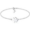 Elli Bracciale Donna Simbolo Trifoglio Portafortuna in Argento Sterling 925