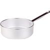 Baldassare Agnelli Pentole Agnelli, ALMR110724, Casseruola Bassa con 1 Manico in Acciaio Inox, Alluminio, Argento