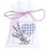 VERVACO Kit Punto Croce Contato RAMETTI di Lavanda con Cuore Sacchetti Bomboniere da Ricamare Punto Croce ca. 8 x 12 cm Set Fai da Te Creativo Adulti Ricamo Casa Decorazioni per Lavoretti Creativi