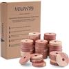 Mavanto 48x Efficace Antitarme Vestiti di Cedro per Armadi e Appendiabiti - 100% Naturale, Trappola per Falena e Prevenzione - incl. Carta Vetrata gratuita