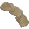 wasserkaskaden Fontane a Cascata Cascata d'Acqua Eder Corso del ruscello 3 Pezzi, Beige/Marrone, 3 Pezzi da 53 x 40 x 8 cm cadauno