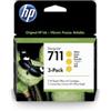 HP Cartucce HP 711 TRIPACK COLORE 3x29ml GIALLO