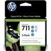 HP Cartucce HP 711 TRIPACK COLORE 3x29ml CIANO