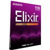 Elixir Corde per chitarra acustica bronzo 80/20 Elixir Strings con rivestimento NANOWEB, Custom Light (.011-.052)