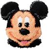 Vervaco Cuscino a Forma di Topolino, Multicolore