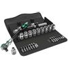 Wera, 8100 SC 9 Kit con cricchetto Zyklop Speed, attaco da 1/2, in pollici, 28 pezzi