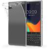 kwmobile Cover Compatibile con Blackberry KEYtwo (Key2) - Custodia Morbida in Silicone TPU - Crystal Case Custodia Flessibile - trasparente