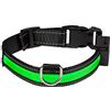 Eyenimal NGCOLLUM020 USB Light Collar Green M, M, Green