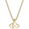 Elli Collana con Pendente con Cristalli da Donna, Argento 925