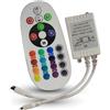 V-TAC CONTROLLER STRISCE LED RGB 24 TASTI CON TELECOMANDO IR VT-2472-LED3625