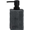 Wenko Villata-Dispenser per sapone liquido, 0,3 l, colore: Grigio, Poliresina, 7 x 15 x 7 cm