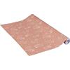 Venilia Pellicola adesiva, Cat gatti corallo, 45cm x 2m, Spessore 95μ, Pellicola autoadesiva per mobili o cucina, carta da parati, PVC senza ftalati, Prodotto in UE