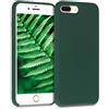 kwmobile Custodia Compatibile con Apple iPhone 7 Plus/iPhone 8 Plus Cover - Back Case per Smartphone in Silicone TPU - Protezione Gommata - verde muschio