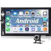CAMECHO Android GPS Autoradio 2 Din CAMECHO Touchscreen capacitivo da 7 pollici Bluetooth WIFI USB SD AUX FM Car Player Collegamento specchio stereo + Telecamera posteriore