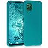 kwmobile Custodia Compatibile con Huawei P40 Lite Cover - Back Case per Smartphone in Silicone TPU - Protezione Gommata - petrolio matt