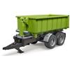 BRUDER 02035 RIMORCHIO PER TRATTORI CON CONTAINER RIBALTABILE