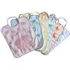 Bubabù Bav021/6 Dumbo - Bavaglino elastico, Cotone, Colori Assortiti, 31 x 38 cm, Confezione da 6