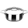 IBILI, Casseruola con coperchio Noah, 22 cm, acciaio inox 18/10, adatta all'induzione.