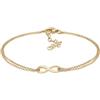 Elli Bracciale Simbolo dell'Infinito Tendenza in Argento Sterling 925 da Donna