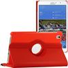 ebestStar - Cover per Samsung Galaxy Tab Pro 8.4 SM-T320, Custodia Protezione Rotazione 360, Pelle PU, Rosso