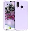 kwmobile Custodia Compatibile con Samsung Galaxy A40 Cover - Back Case per Smartphone in Silicone TPU - Protezione Gommata - lavanda