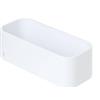 TIGER 2-Store Vaschetta da Parete/Contenitore per doccia 25 cm, Bianco, 25x11x8cm