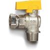 AcquaStiLLa 110410 Rubinetto a Squadra MF Girevole per Gas, Multicolore