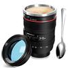 SLOSH Tazza Viaggio Caffè Obiettivo Camera Lens Tazza Auto Ufficio Acciaio Inox Tumbler Travel Mug Tazze Macchina Fotografica Mug Bpa Free Tumbler Cup