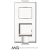 BTICINO AM5979C5E connettore RJ45 Categoria 5 E Con Targhetta e portello MATIX bianco