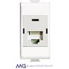 BTICINO AM5962C6 connettore RJ45 Categoria 6 UTP MATIX bianco