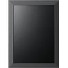 Bi-Office Lavagna Nera Per Gesso Kamashi, Cornice MDF Grigia Antracite, 90 x 60 cm