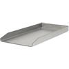 BBQ-Toro Piastra per grill in acciaio inox, Plancha, rettangolare, 26 x 43,4 cm, universale e massiccia, piastra di cottura per grill a carbone e a gas e altro ancora