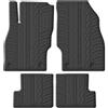 Gledring Tappetini in Gomma Compatibile con Opel Adam 2013- (Profilo T 4-Parti + clip di Montaggio)