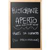 Bi-Office Lavagna Nera Per Gesso Back2Chalk Essentials, Cornice di Pino, 60 x 40 cm