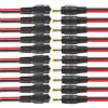 GTIWUNG 10 Pairs 12V 5.5x2.1mm DC Treccia Cavo, Maschio Femmina Cavo Spina, Male & Female Pigtail Power, Presa di Corrente Jack Connettore per CCTV Sorveglianza Camera