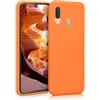 kwmobile Custodia Compatibile con Samsung Galaxy A40 Cover - Back Case per Smartphone in Silicone TPU - Protezione Gommata - arancia fruttata