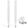 Andven 4G LTE Antenna SMA, Gadget Rete Mista Ripetitore di Segnale 10dBi gsm Amplificatore Modem Adattatore di Rete con Portata dell'antenna Cavo SMA connettore Femmina per Hotspot (2 Pack)