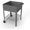 Bio Green Fiore Carrello Steinfurt, Antracite, 55 x 55 x 80 cm, MBW