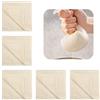 Ledoo 5 Pezzi di Tessuto filtrante in Cotone per la Cottura del Burro, Verdure, Latte e Noci, Tela per Formaggio in Tessuto in Microfibra Non sbiancata (50 x 50 cm)