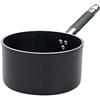 Baldassare Agnelli Pentole Agnelli ALSC2105SSC20 Alblack Casseruola Alta con Manico, Alluminio, Nero, 3.3 L