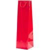 SHOPPER CARTA LUSSO ROSSO DA 1 BOTTIGLIA cm11,5+11,5x42