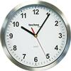 techno line Technoline WT 7650 - Orologio da Parete al Quarzo, Diametro 25 cm, 1 Pezzo, Colore: Argento