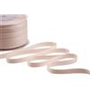 Furlanis - Nastro Doppio Raso, Tessuto Italiano - Rosa Cipria Scuro, 10 mm x 100 m
