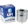 SAFETY GUARD, THE PRODUCTS OF GHONIA GRO UFI Filters, Filtro Gasolio 24.127.00, Filtro Carburante per Ricambio, Adatto ad Auto, Applicabile su Diversi Modelli come Citroen, Fiat, Mitsubishi, Peugeot e Toyota