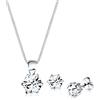 Elli Set di Gioielli Donna Basic con Cristalli in Argento Sterling 925