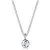 Elli Collana Donna Solitario Base con Cristalli in Argento Sterling 925
