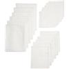 Meyco 458000 - Set iniziale da 18 pezzi, in mussola idrofila, 6 pannolini, 6 panni per il lavaggio, 6 guanti da bagno, 100% cotone, colore: Bianco